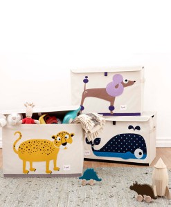 Aufbewahrungskisten mit Tiermotiven