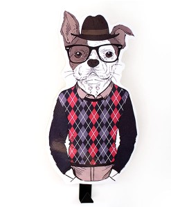 Garderobe HIPSTER - cooles Wandbild mit Garderobenhaken auf www.mina-lola.com