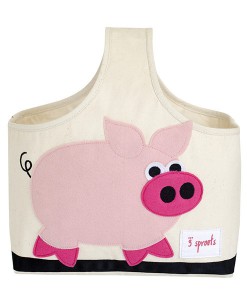 Aufbewahrungstasche SCHWEINCHEN auf www.mina-lola.com