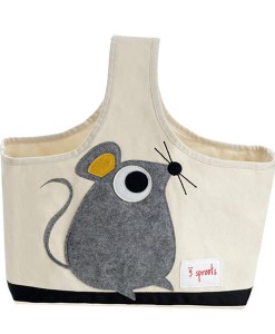 Aufbwahrungstasche Maus von 3sprouts auf www.mina-lola.com