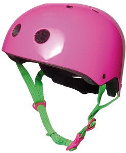 Helm in neonpink von kiddimoto auf www.mina-lola.com