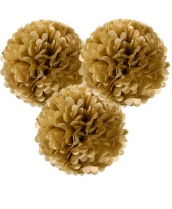 Pom-Poms Set in gold von Talking Tables auf www.mina-lola.com