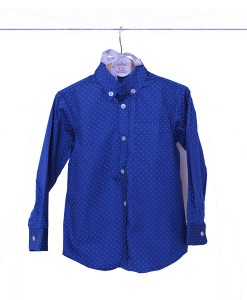 Hemd Tupf blau von Miss Little auf www.mina-lola.com