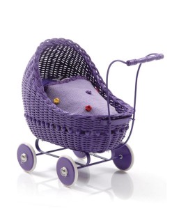 Puppenwagen lila auf www.mina-lola.com von smallstuff