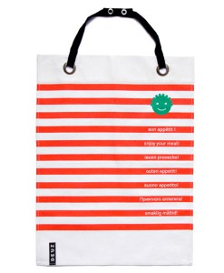 Riesige Tischserviette in rot auf www.mina-lola.com