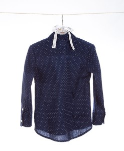 Hemd Tupf dunkleblau auf www.mina-lola.com von Miss Little