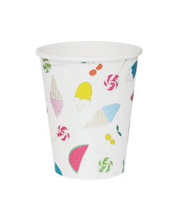 8 Papierbecher Sommerzeit auf www.mina-lola.com von my little day