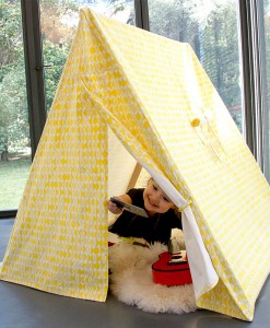 Kinderzelt in gelb auf www.mina-lola.com von DEUZ