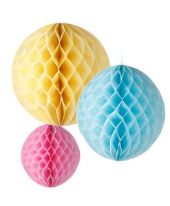 Honeycomb in Pastelfarben auf www.mina-lola.com von Talking Tables