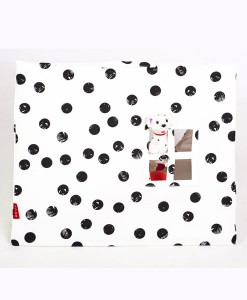 Mini Zelt in Tupf schwarz auf www.mina-lola.com von deuz