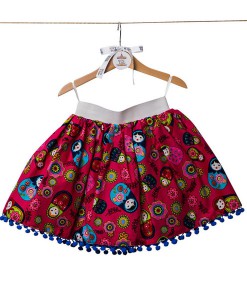 Rock MATROSCHKA pink auf www.mina-lola.com