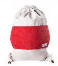 Rucksack RONDO grau/rot auf www.mina-lola.com von Haazenbaerts