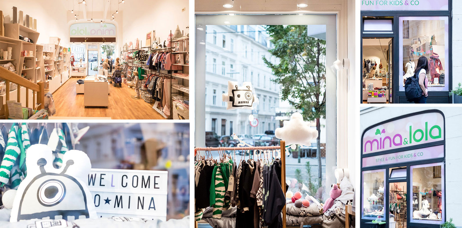 Mina & Lola Concept Store in der Porzellangasse in 1090 Wien