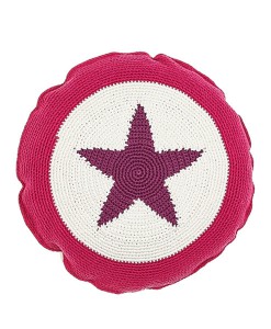 Kissen Stern pink auf www.mina-lola.com von smallstuff