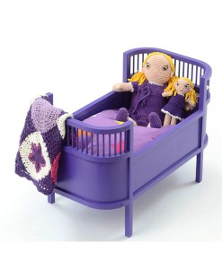 Puppenbett lavender von smallstuff