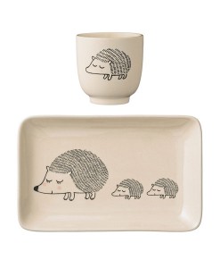 Geschirrset Hedghoge auf www.mina-lola.com von Bloomingville