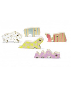 Holzspielzeug FIVE BUDDIES auf www.mina-lola.com von Studio delle Alpi