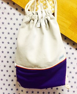 Rucksack Rondo in lila auf www.mina-lola.com von Haazenbaerts