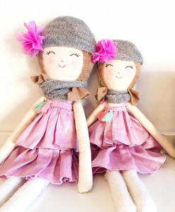 Stoffpuppe Sophie auf www.mina-lola.com von Tiny little dream