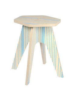 The Stool - blue lines auf www.mina-lola.com von Studio delle Alpi