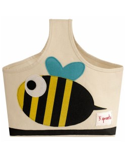 Aufbewahrungstasche Biene auf www.mina-lola.com von 3sprouts
