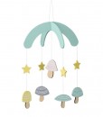 Holzmobile Pilze & Sterne auf mina-lola.com von Bloomingville