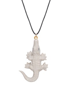Kette weißer ALLIGATOR auf www.mina-lola.com von A Mini Penny