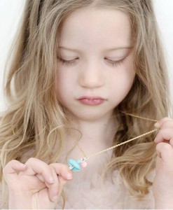 Kette blaue BALLERINA auf www.mina-lola.com von A Mini Penny