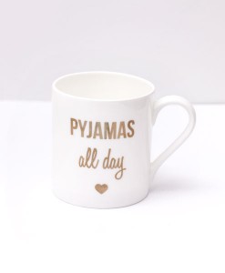 Tasse Pyjama all day auf mina-lola.com von Eulenschnitt