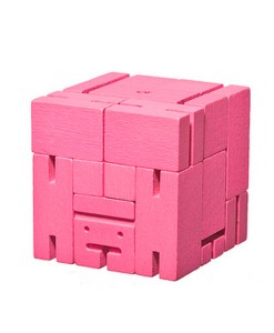 Cubebot pink small auf mina-lola.com von Areaware