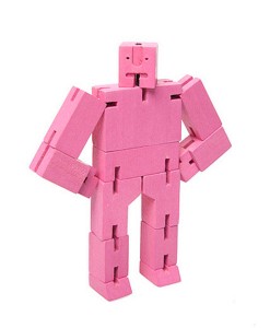 Cubebot pink small auf mina-lola.com von Areaware