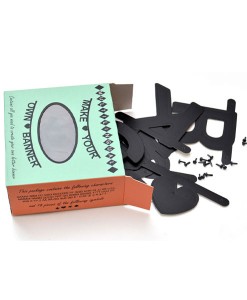 DIY Buchstabengirlande schwarz auf mina-lola.com von Omm Design