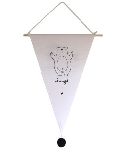 Baumwollfahne GIRL auf mina-lola.com von A little lovely company