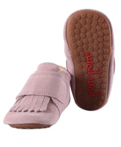 Lederhausschuhe Rose auf mina-lola.com von Pom Pom