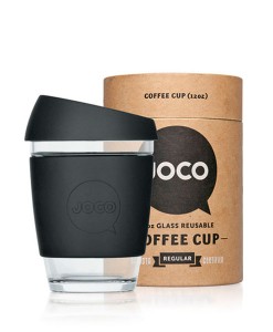 JOCO Kaffeebecher schwarz auf mina-lola.com