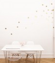 Wandsticker goldene Dots auf mina-lola.com von Eulenschnitt