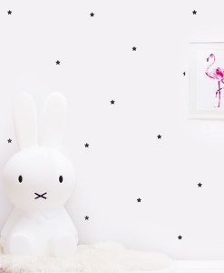 Wandsticker Sterne schwarz auf mina-lola.com von Eulenschnitt