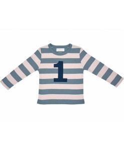 Geburtstagsshirt 1 blau-grau auf mina-lola.com von Bob&Blossom