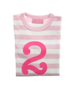 Geburtstagsshirt 2 pink-weiß auf mina-lola.com von Bob&Blossom
