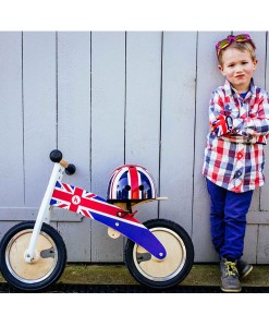 Laufrad Union Jack auf mina-lola.com von kiddimoto
