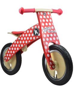 Laufrad DOTTY red auf mina-lola.com von kiddimoto