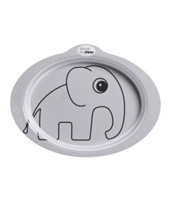 Kinderteller Contour rosa auf mina-lola.com von done by deer