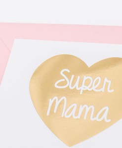 Postkarte SUPERMAMA auf mina-lola.com von Eulenschnitt
