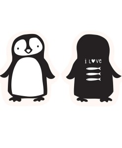 Kissen Pinguin auf mina-lola.com von A little lovely company