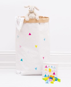 Papiersack Happy Dreiecke DIY auf mina-lola.com von Eulenschnitt