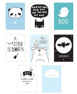 Poster-Set LITTLE BOY auf mina-lola.com von A little lovely company