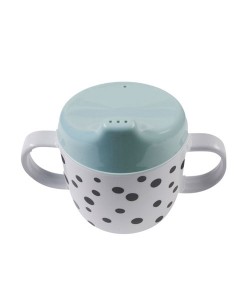 Trinklernbecher Happy dots blau auf mina-lola.com von done by deer