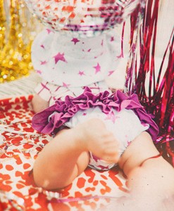 Baby Dress purple stars auf mina-lola.com von Noe&Zoe