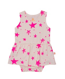 Bodykleid Sterne pink auf mina-lola.com von Noe&Zoe