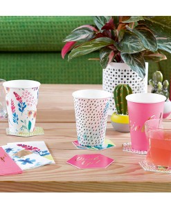 Papierbecher Blume auf mina-lola.com von Talking Tables